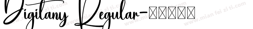 Digitany Regular字体转换